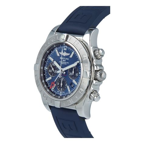 breitling chronomat 44 gmt blue|Breitling Chronomat 44 gmt price.